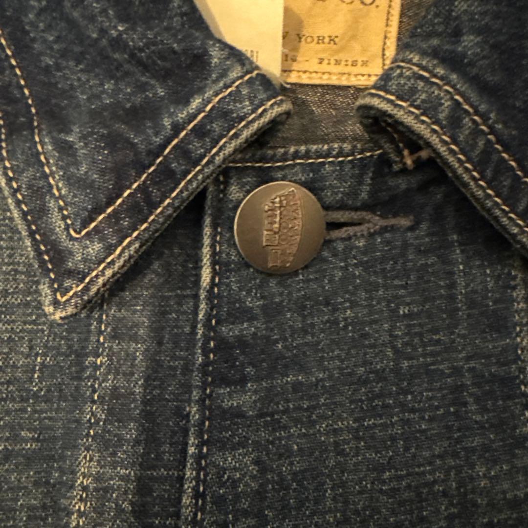 ジャケット・アウター THE DOUBLE RL CO. ENGINEER COAT S
