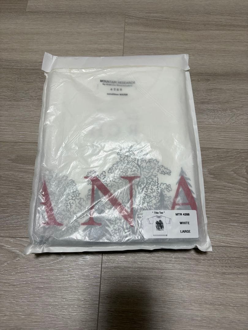 新作ANARCH 092 グラフィックTシャツ L ホワイト