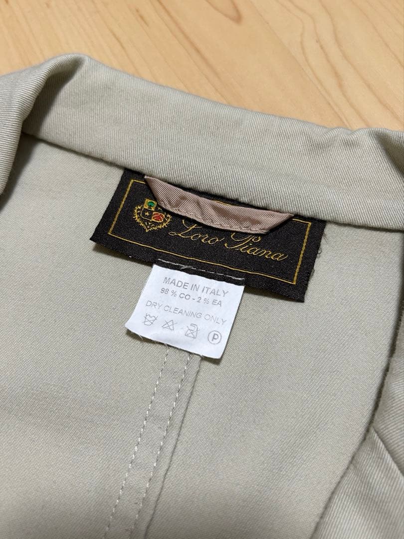 正規品 イタリア製 Loro Piana ジャケット レザー ブルネロクチネリ