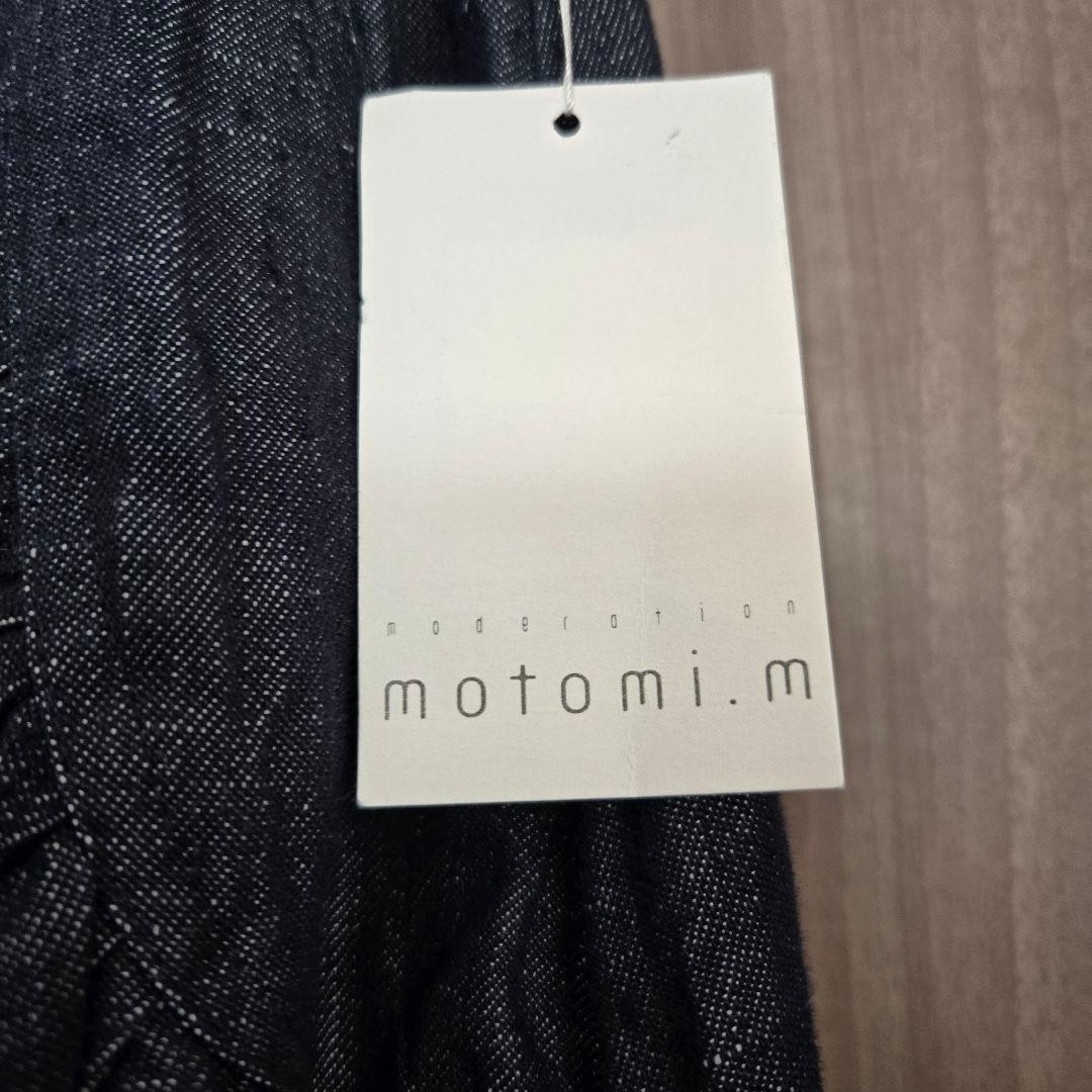 空福　motomi.m モトミエム　リネンデニムパネルスカート