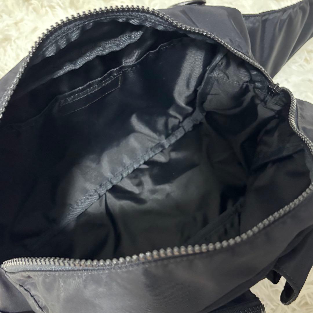 【美品】希少レア マリークワント　ウエストバッグ ナイロン 黒