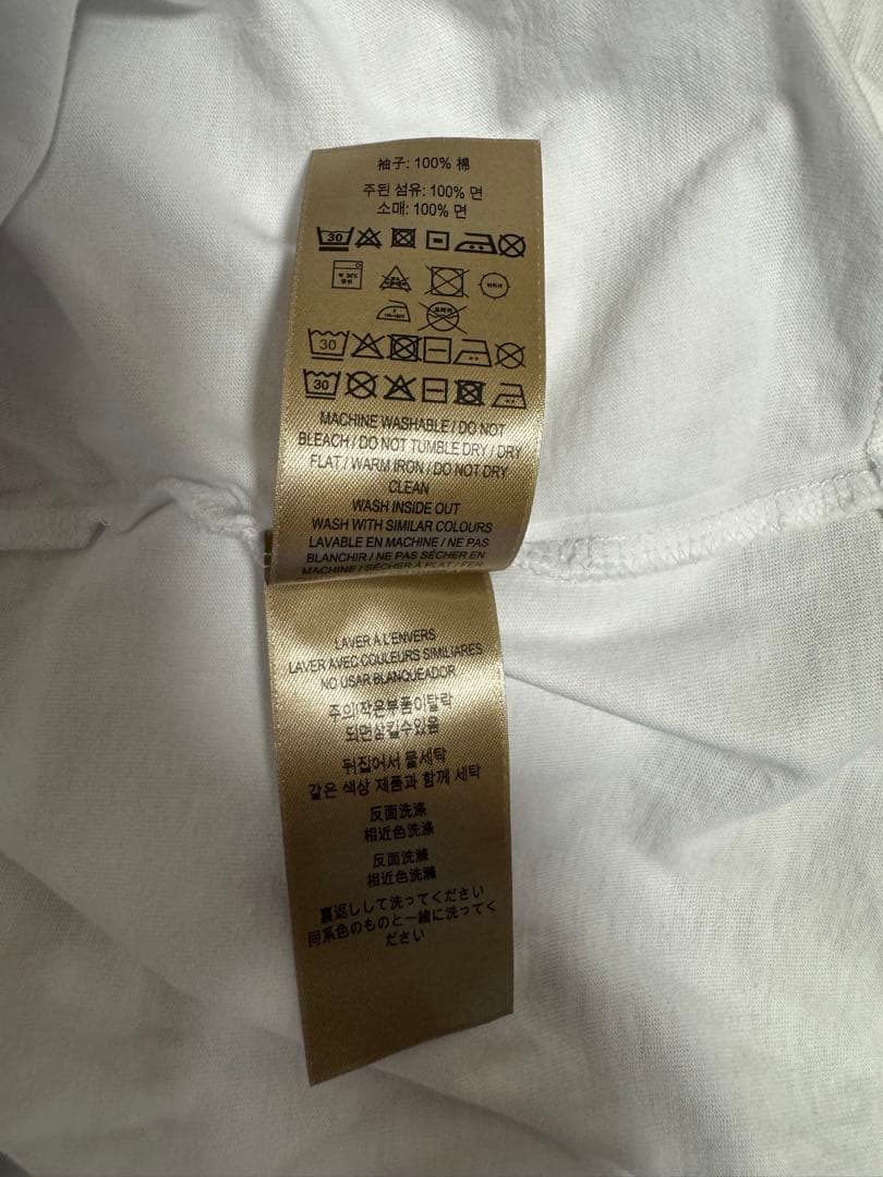 BURBERRY チェック柄袖 Tシャツ XS