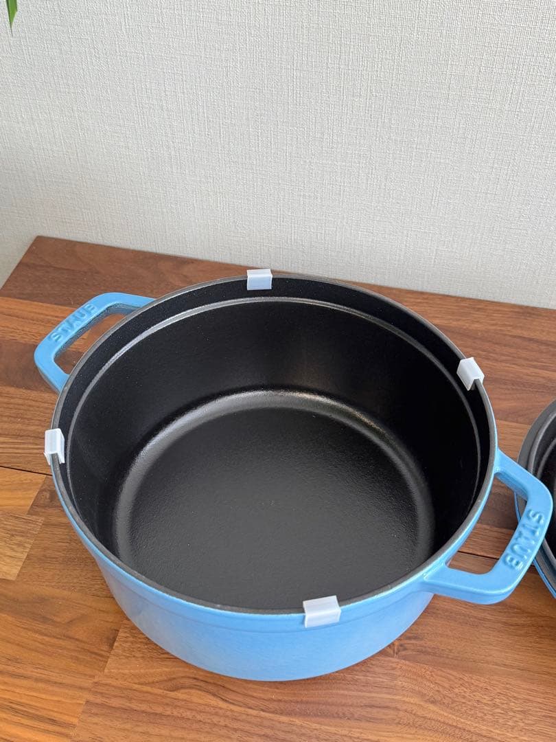 【新品未使用】STAUB ピコ・ココット ラウンド24cm 40周年限定色