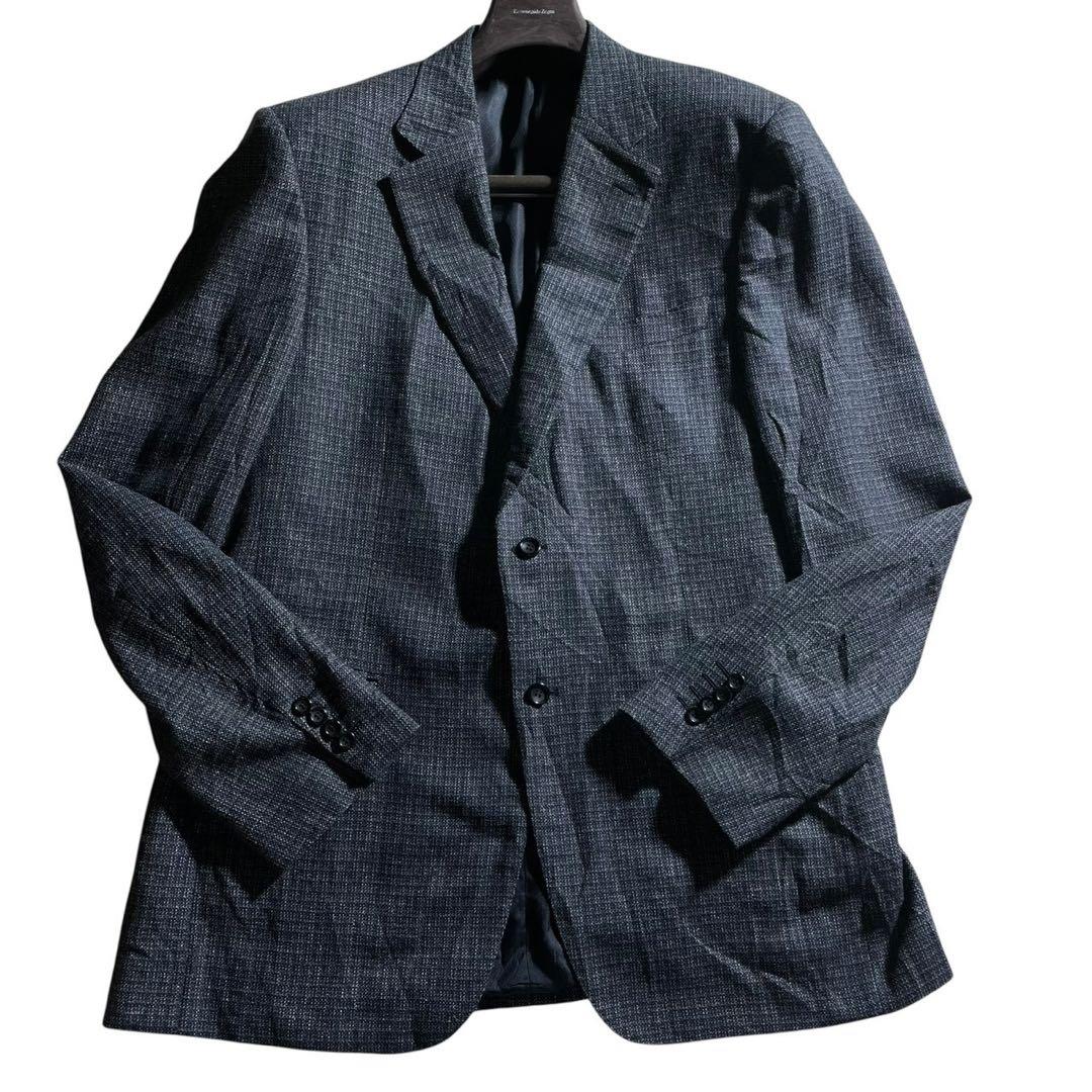 【美品】CANALI カナーリ テーラードジャケット 58 XXL カシミヤ混