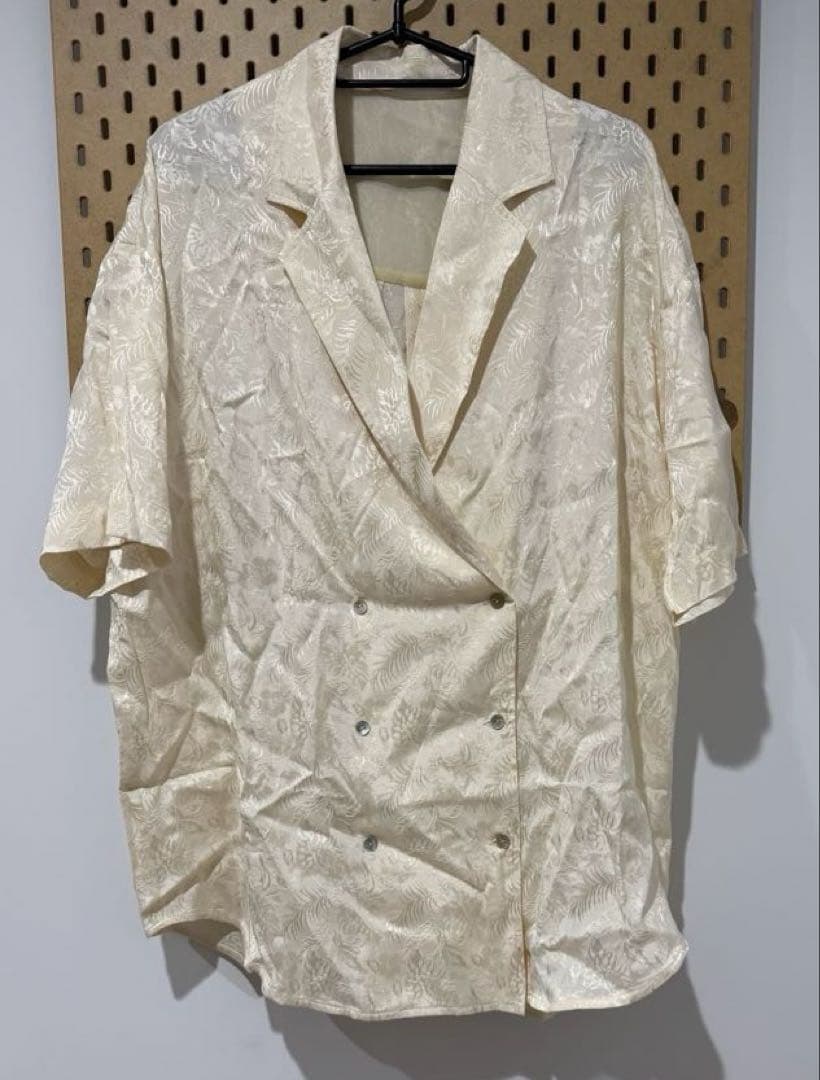 ジャケット・アウター AMERI SUMMER JACQUARD OVER SHIRT JACKET