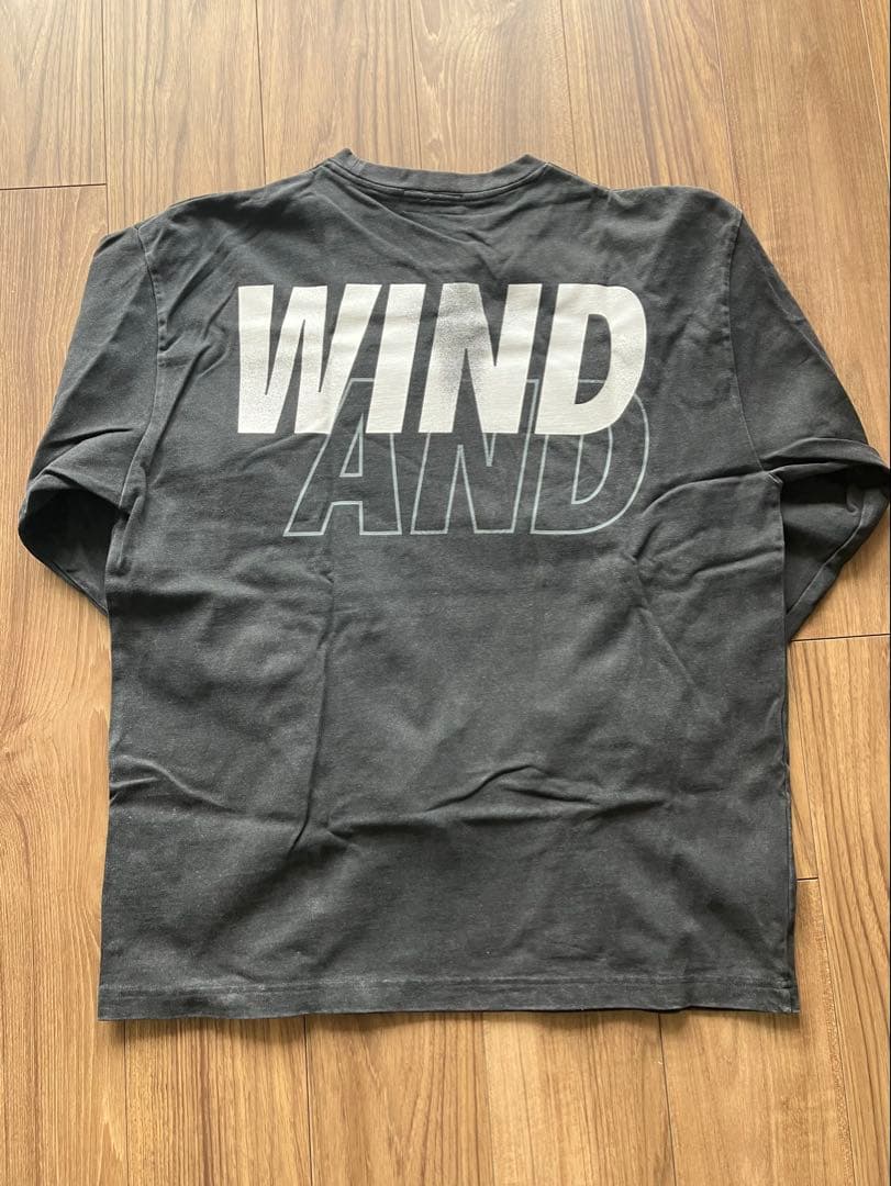 J*P様 WIND AND SEA used 加工　ロンT 黒
