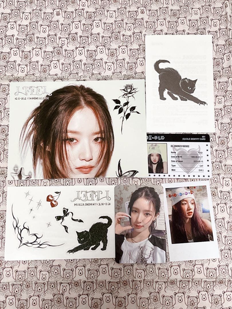 【送料込み】(G)I-DLE I FEEL CAT ver. トレカ