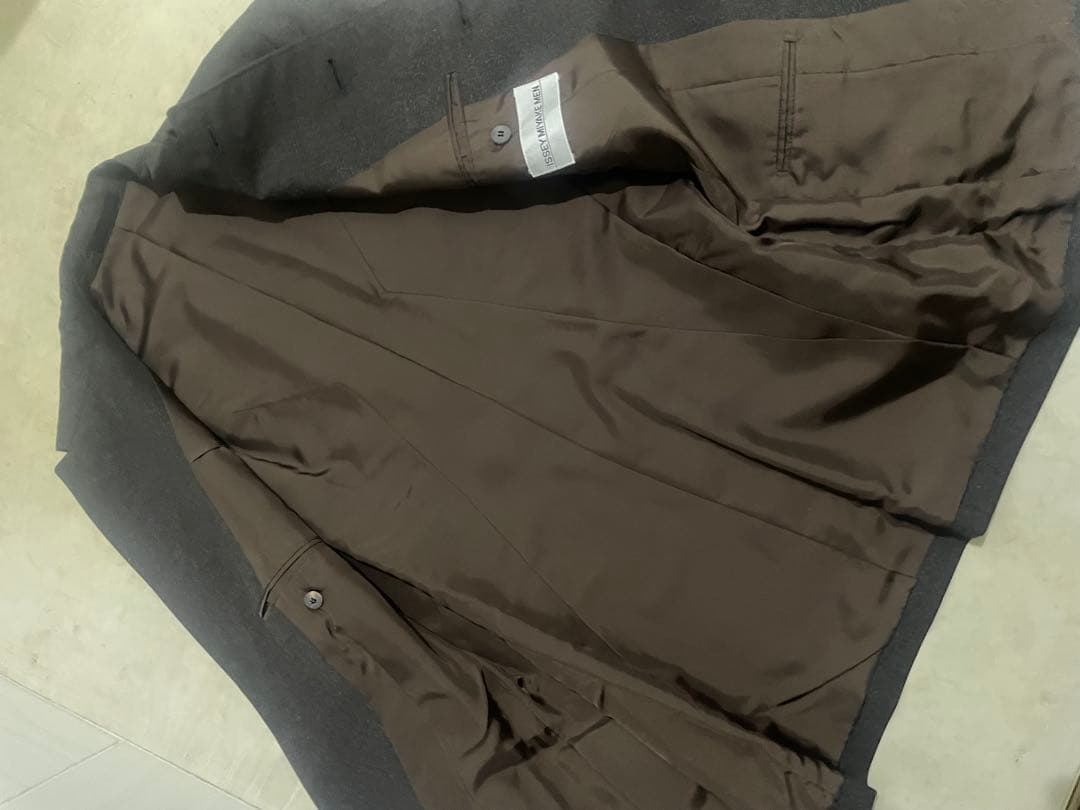は*る様 ISSEY MIYAKE MEN スーツジャケット ダークブラウン4/