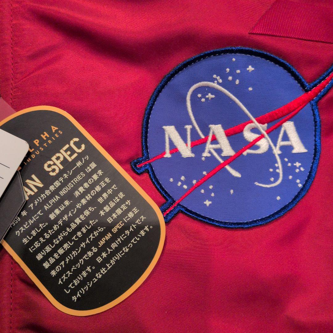 ALPHA NASA MA-1 アルファ 新品未使用 XL ワッペン ワイン