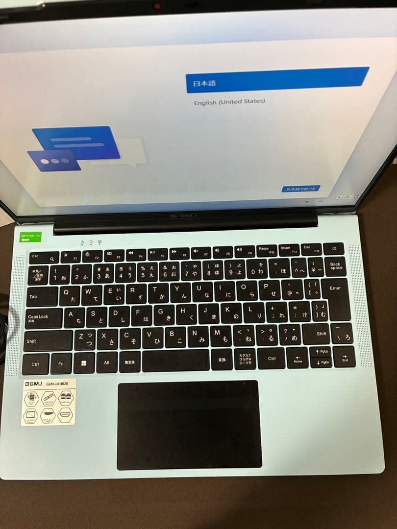 ノートパソコン　GMJ