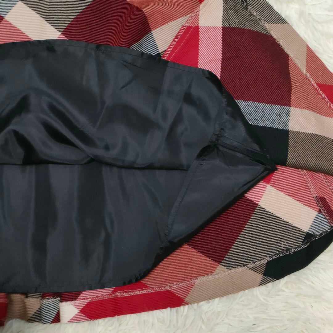 ほぼ未使用 BLUE LABEL CRESTBRIDGE チェック切替ワンピース