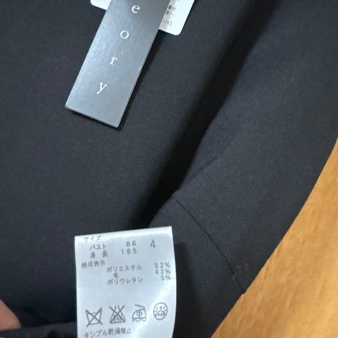 theory ノースリーブワンピース　ブラック4
