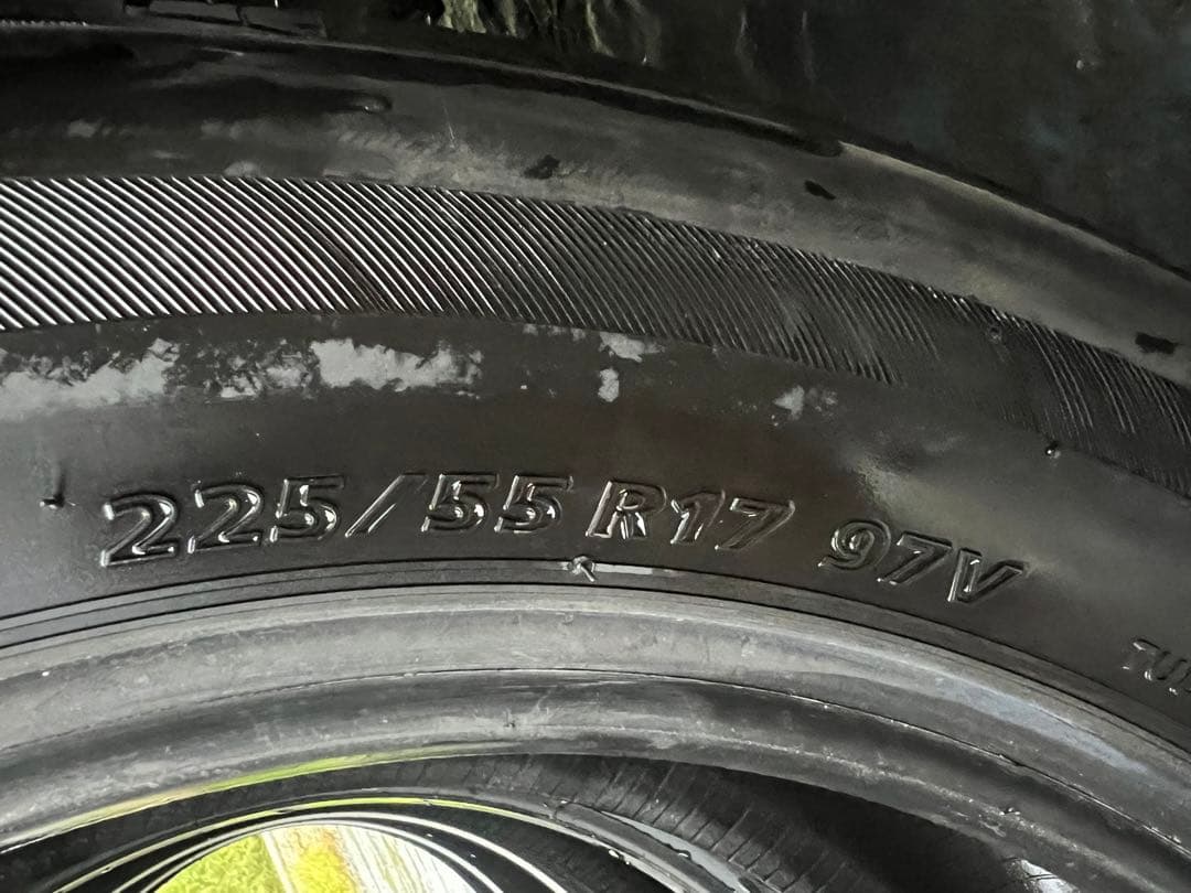 ナコルルブリヂストンサマータイヤ225／55R17 97V