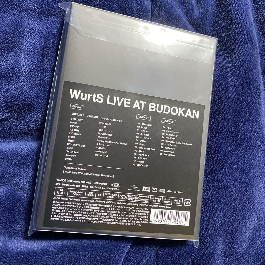 WurtS/LIVE AT BUDOKAN〈初回生産限定盤〉 新品未開封