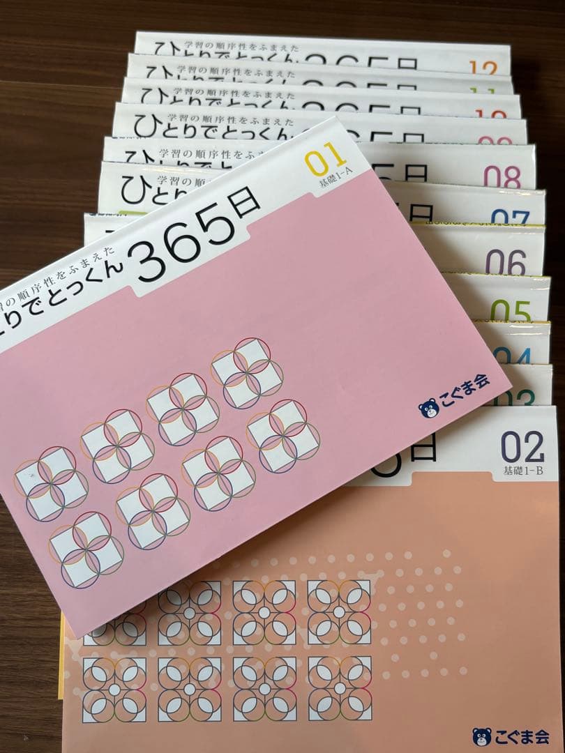 【こぐま会】ひとりでとっくん 365日 & JUSTシリーズ 学習参考書セット