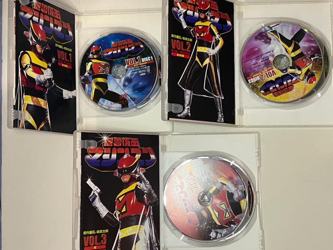 星雲仮面マシンマンDVD１〜３巻セット　（VOL3訳あり）