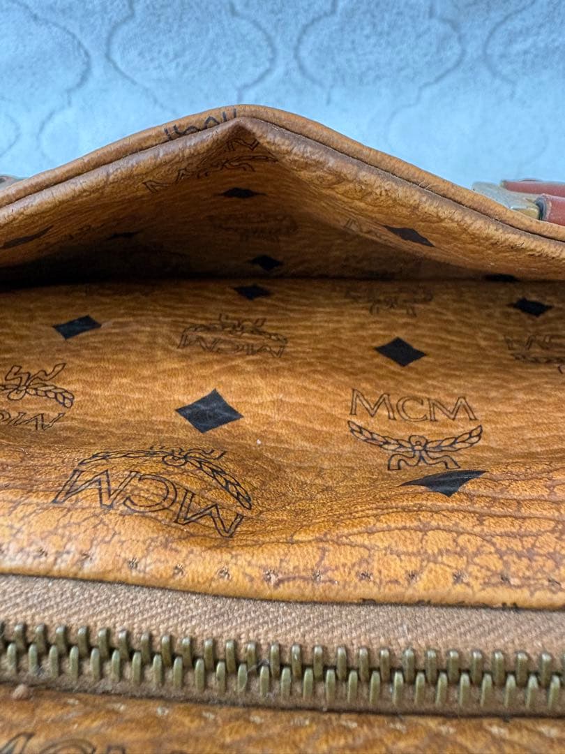 MCM オールドロゴ ヴィンテージ ボストンバッグ