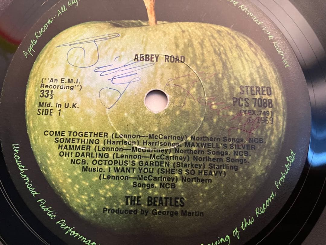 ⭐︎UKオリジナル盤！The Beatles/ Abbey Road レコード