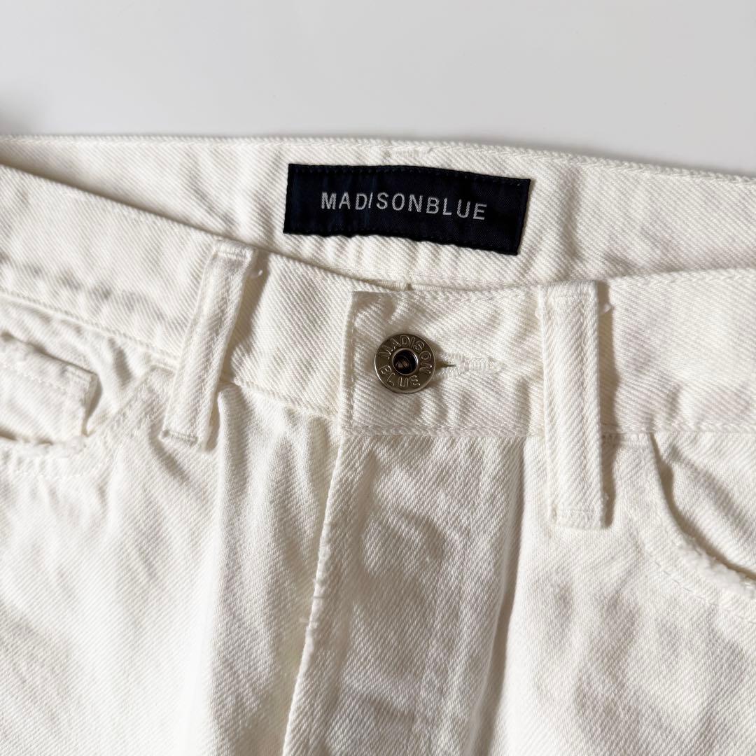 マディソンブルー　CRASHED SAROUEL PT DENIM 24SS