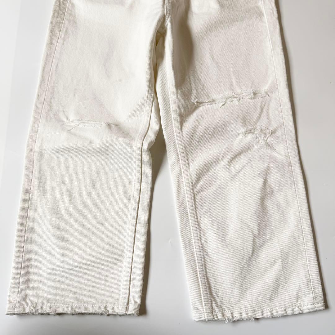 マディソンブルー　CRASHED SAROUEL PT DENIM 24SS