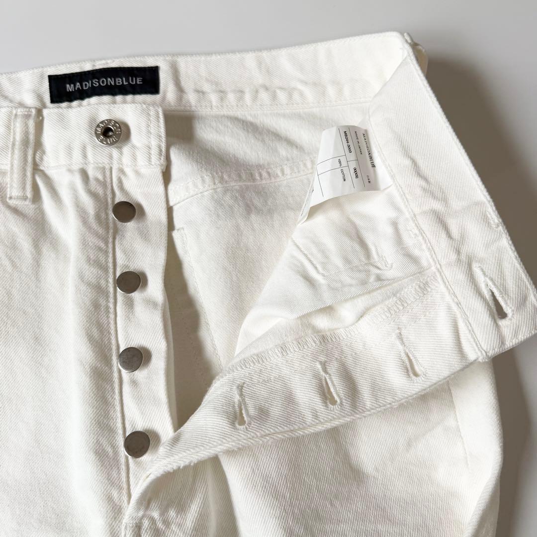マディソンブルー　CRASHED SAROUEL PT DENIM 24SS