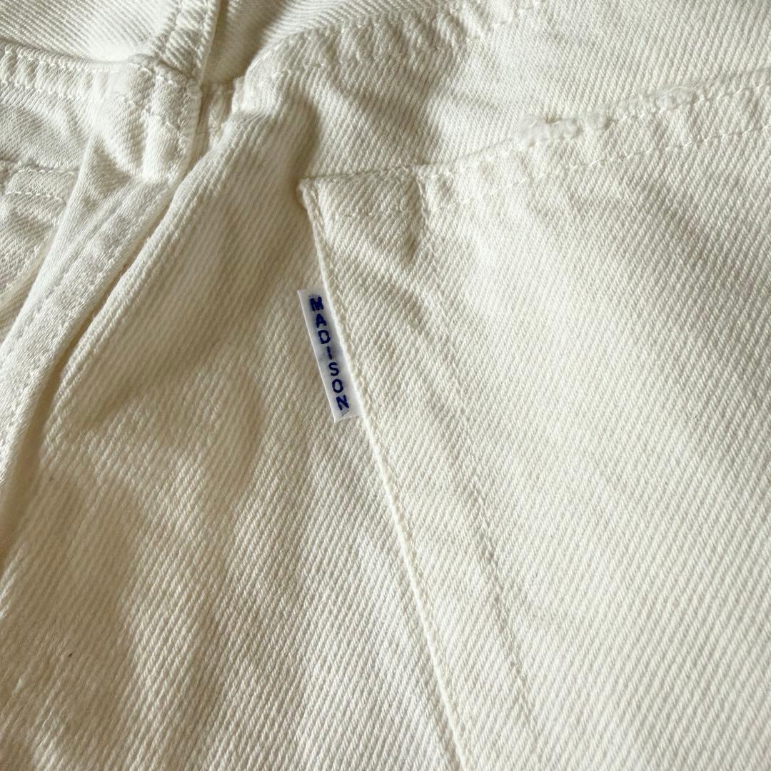 マディソンブルー　CRASHED SAROUEL PT DENIM 24SS