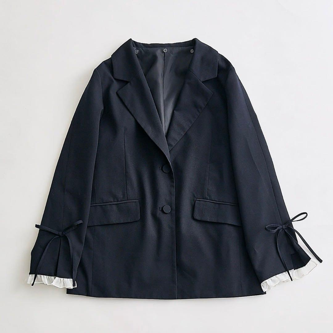 Olive des Olive テーラードジャケット　ネイビー