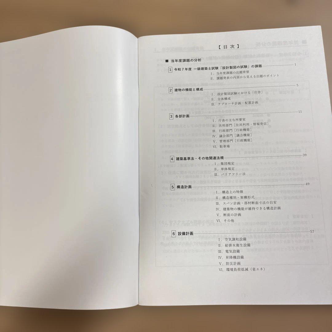 総合資格 一級建築士製図 課題対策資料 庁舎