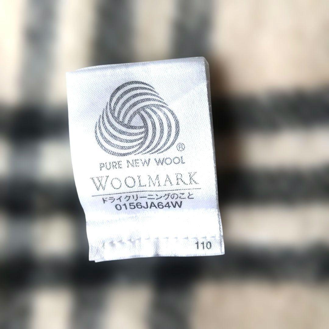 【超美品】BURBERRY ノバチェック柄 ベージュウール100% マフラー