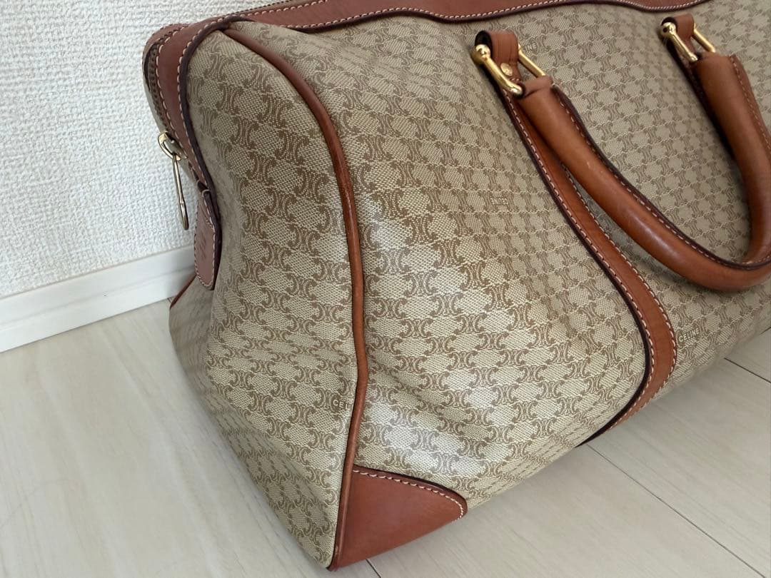 セリーヌ ボストンバック マカダム柄