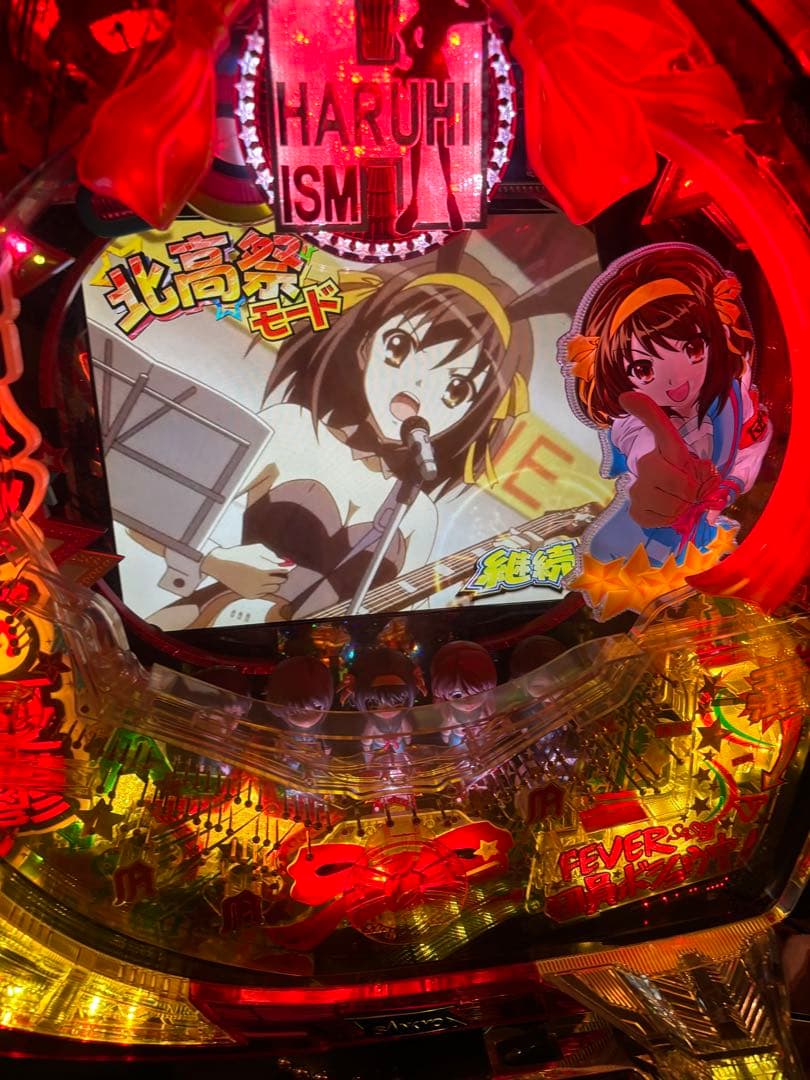 超レア パチンコ　CR涼宮ハルヒの憂鬱Z 循環＋オート機能付 純正枠