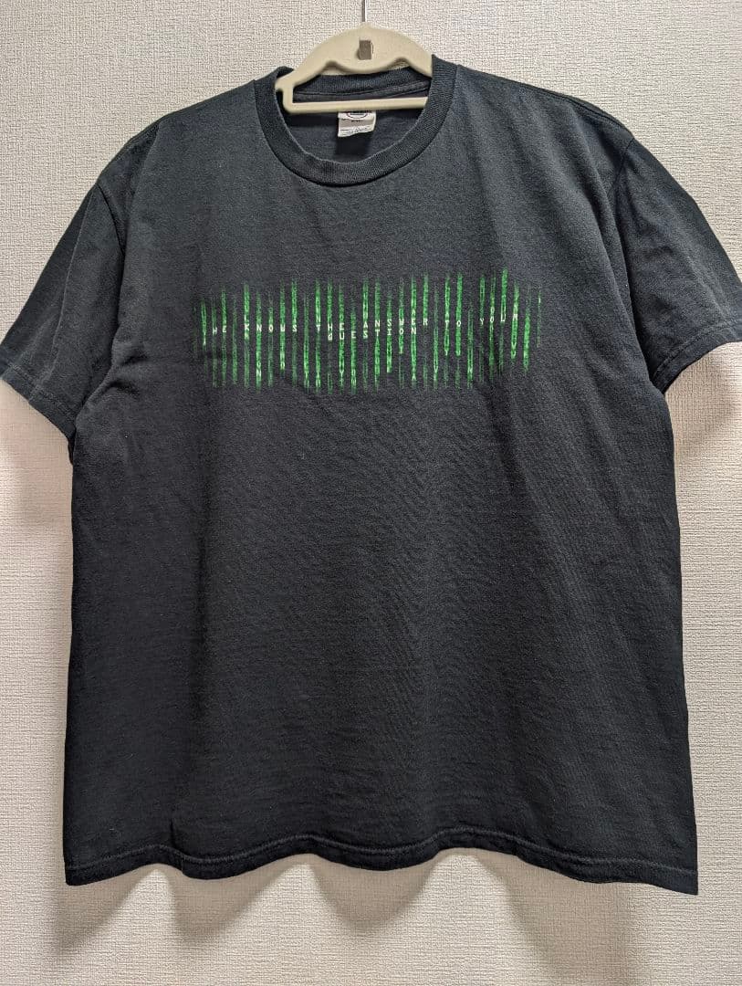 【Special】00s マトリックス 宗教パロディTシャツ アートピース L