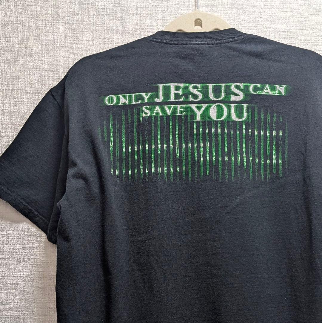 【Special】00s マトリックス 宗教パロディTシャツ アートピース L