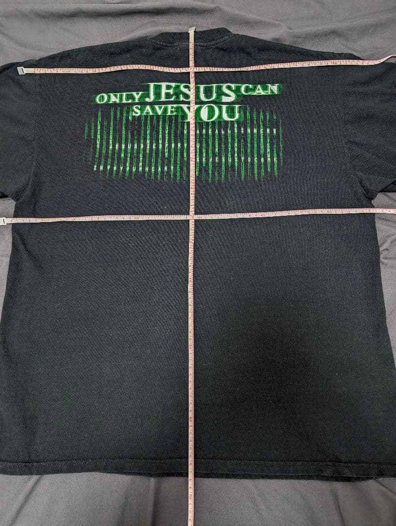 【Special】00s マトリックス 宗教パロディTシャツ アートピース L
