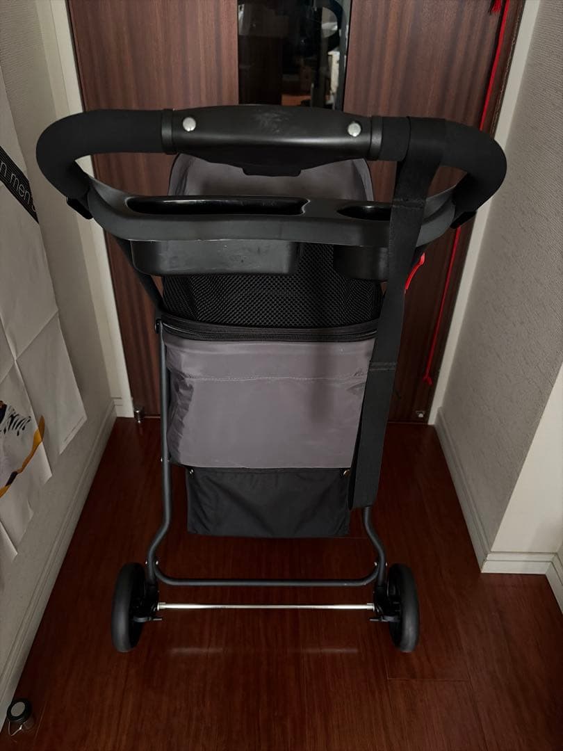 本日のみ　パンダロリ　ペットカート グレー　２ＷＡＹ　折りたたみ耐荷重20kg