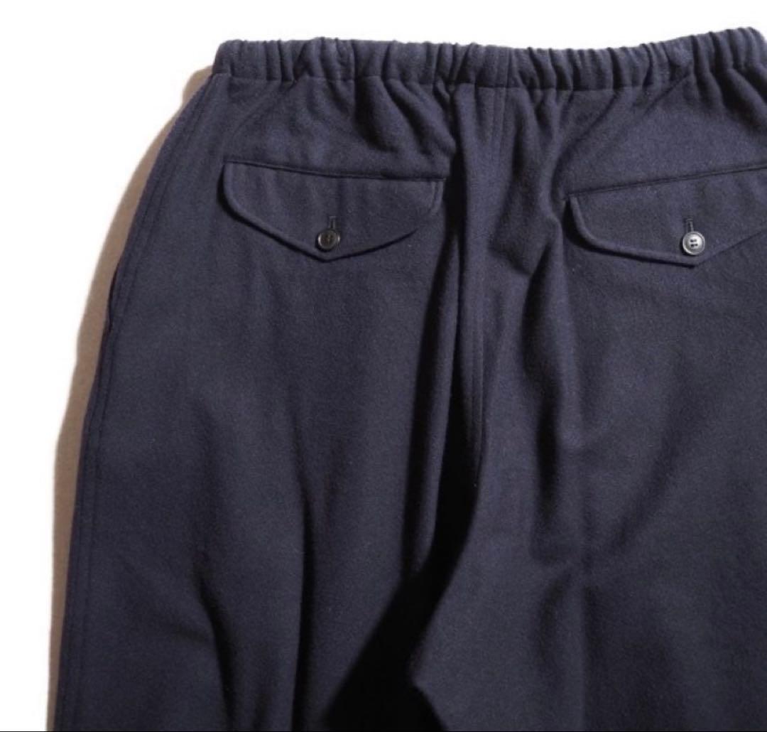 comoli 22AW リファインウールジャケット/パンツ ネイビー　美品