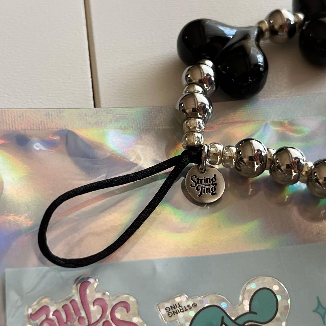 【String Ting 】スティールマイハート　ミッドナイト　ストラップ正規品