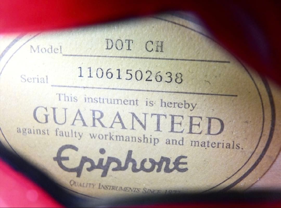 美品虎　ハードケース　Epiphone ES-335 リミテッド　カスタム