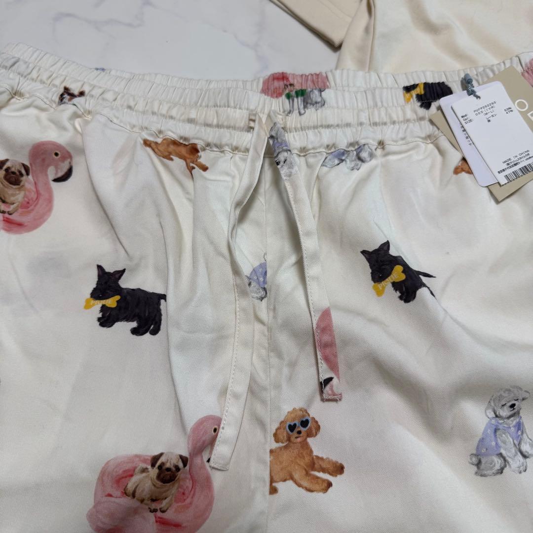 タグ付新品 ジェラピケ Dogルームウェア Ｔシャツ ハーフパンツ 上下セット