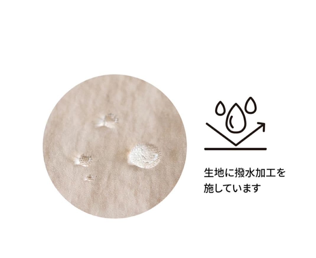 週末値下　Aラインナイロンコート ベージュ　harukaコラボ 38 スプリング