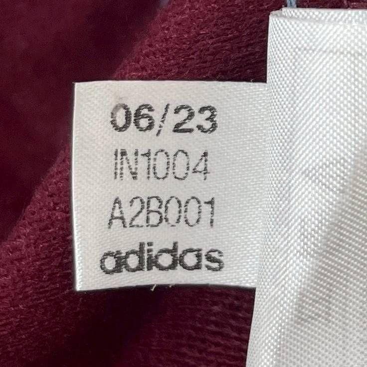 1837 adidas トラックパンツ ジェンダーニュートラル マルーン L