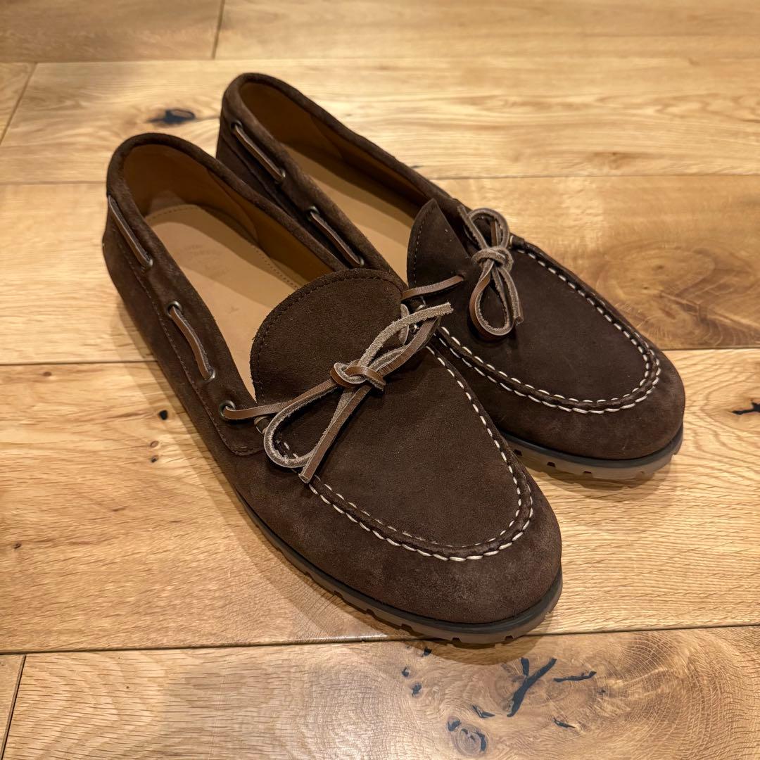 J crew Jクルー　ブラウン スエード モカシン　10.5