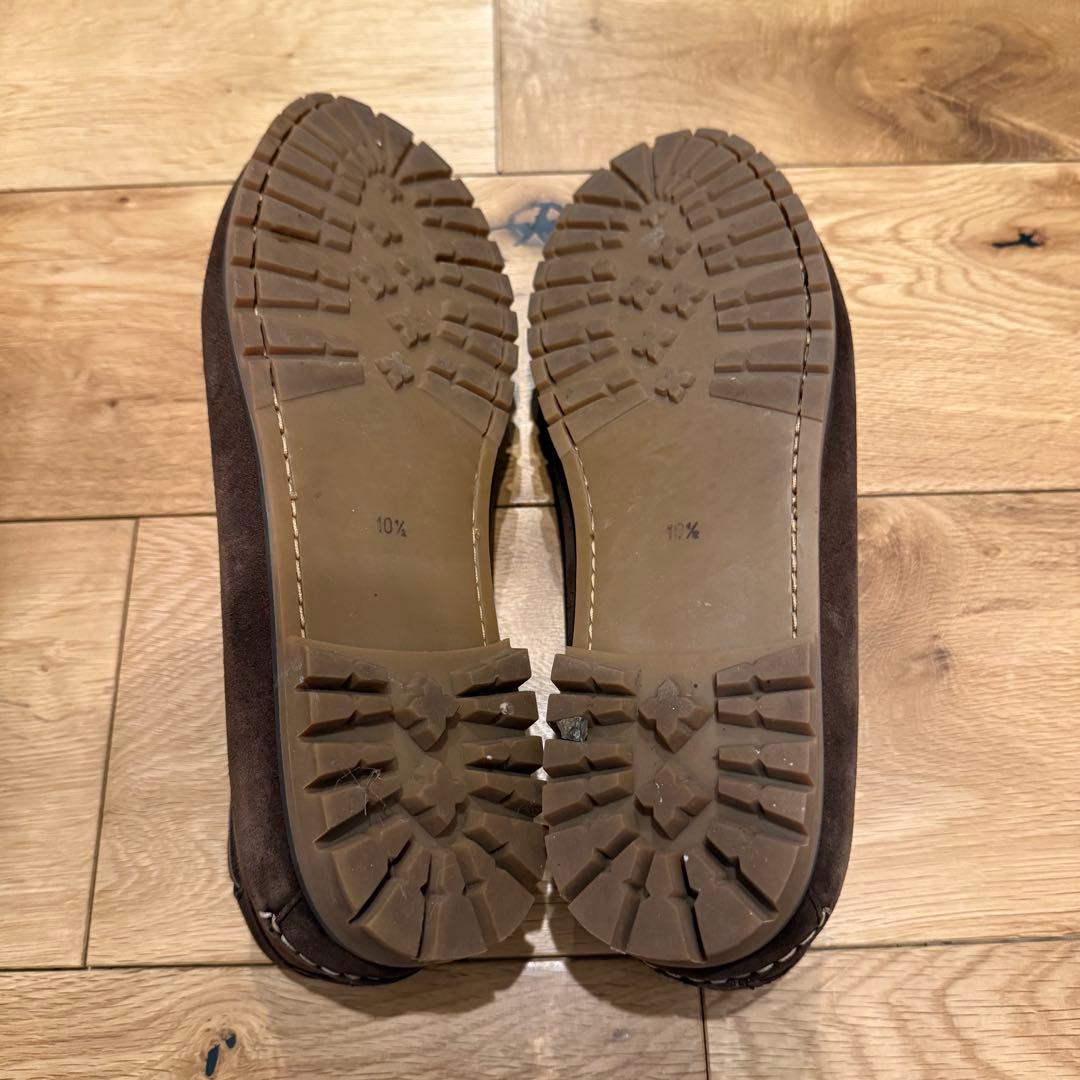 J crew Jクルー　ブラウン スエード モカシン　10.5