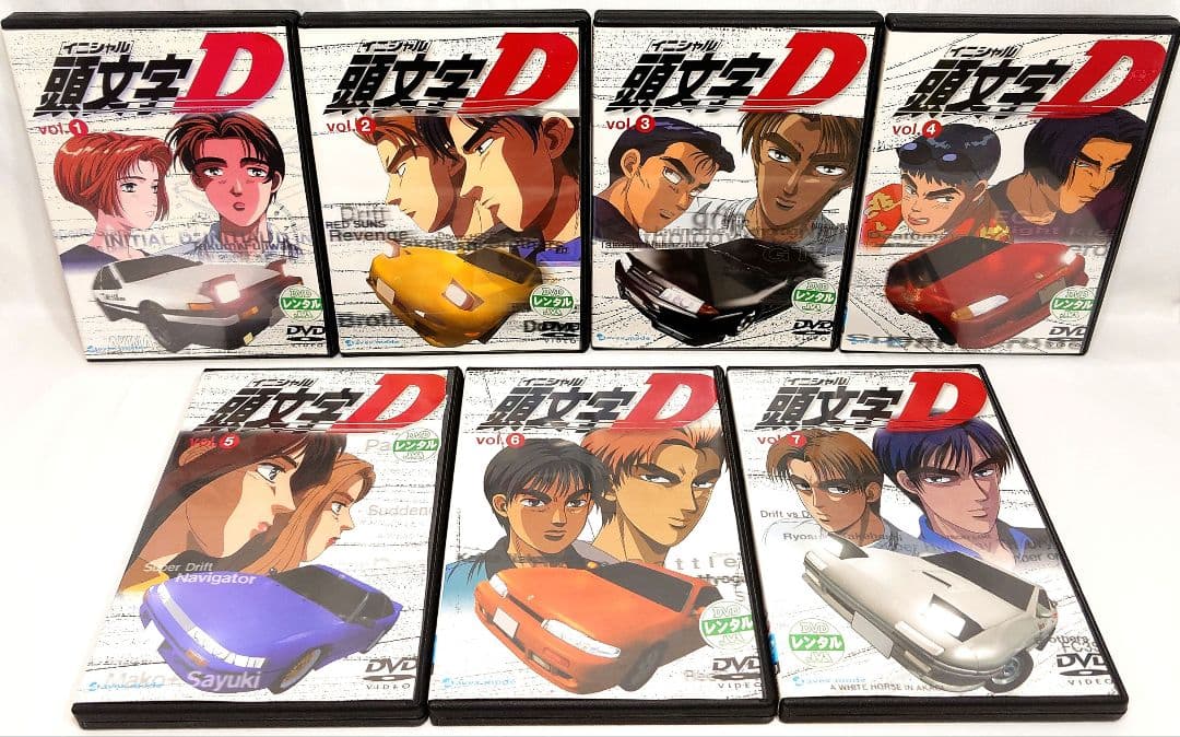 頭文字D/イニシャルD/second stage【1期+2期】DVD 全11巻