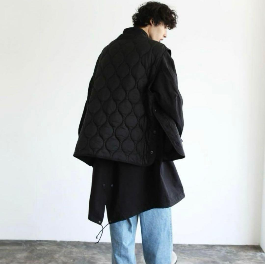 VICTIM M65 BIG COAT＆ QUILTED BIG VEST