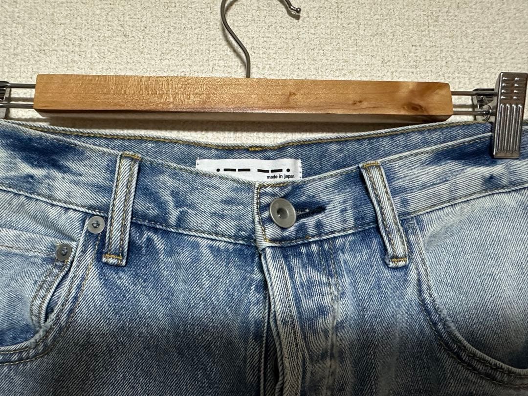 ウィムガゼット ラインカーブ　デニム　DENIM