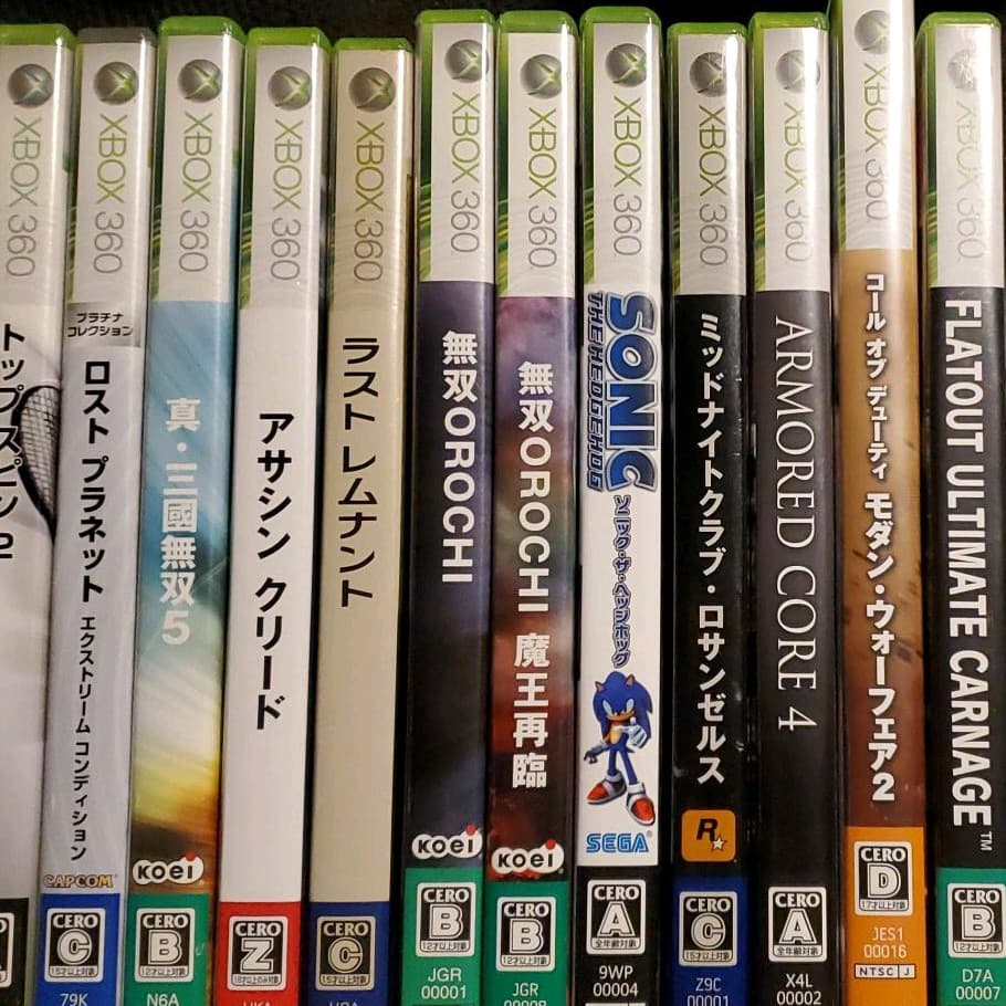 xbox360ソフト21本+Kinectセンサーセット