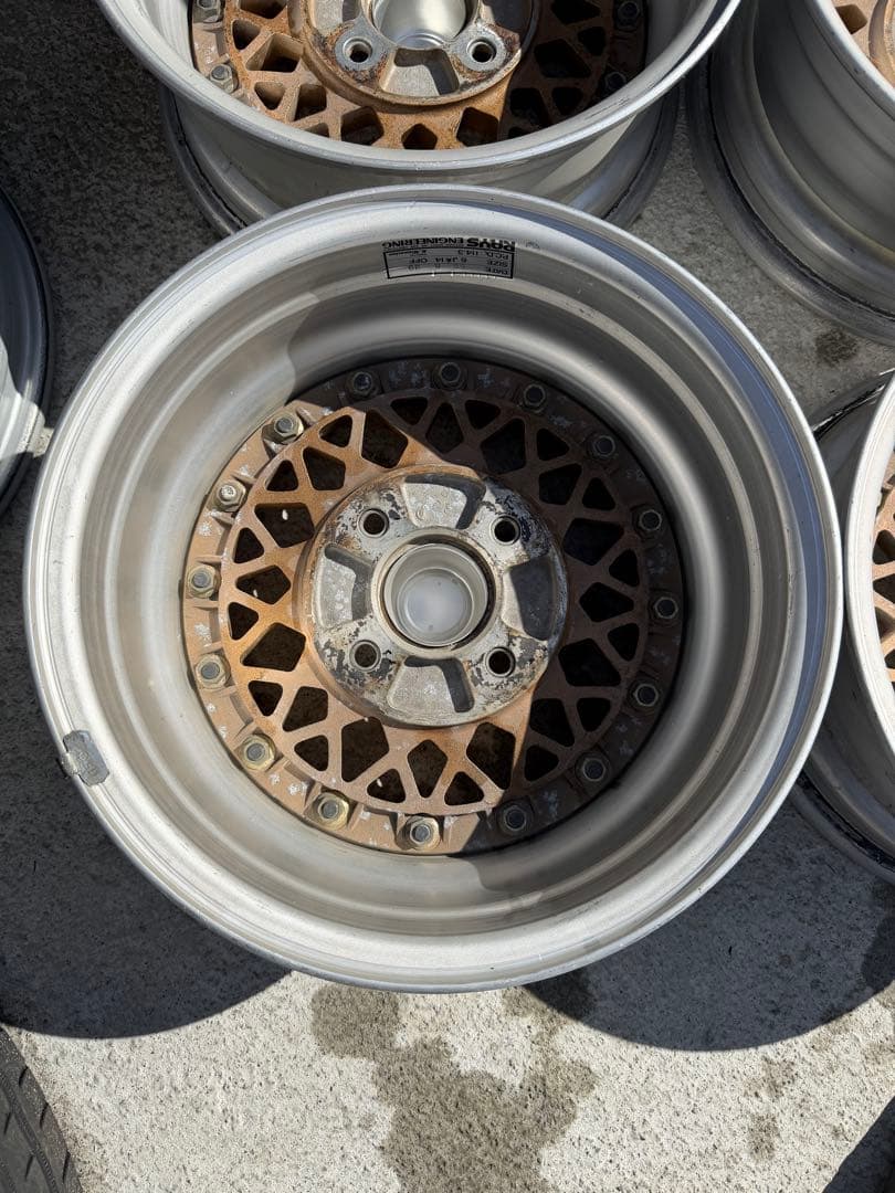 【希少品】【旧車】RAYS VOLK MESH 14インチ ゴールドメッシュ