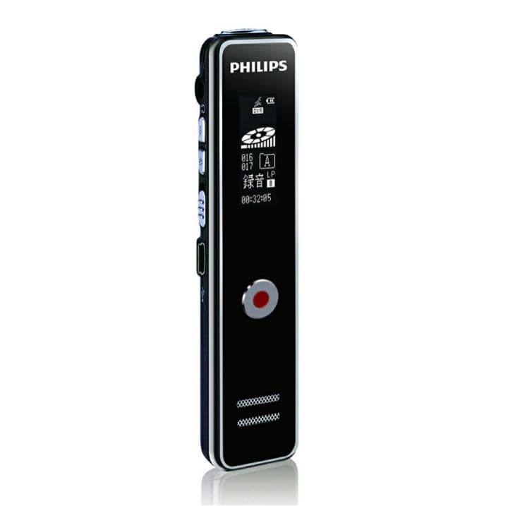 PHILIPS フィリップス ICレコーダー ブラック 8GB VTR5100