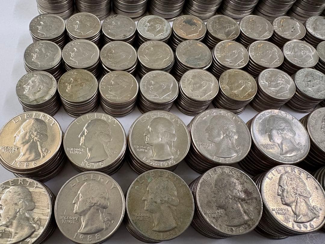 アメリカドル＊硬貨100ドル分